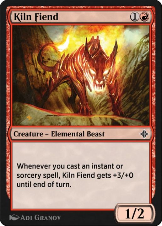 Kiln Fiend in the group Magic the Gathering / Types / Colors / Red at Proxyprinters.com (60011)