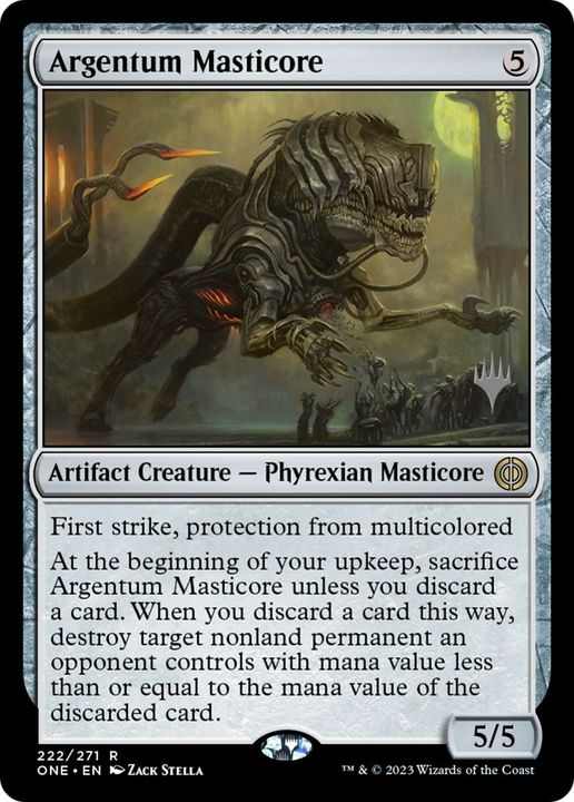 Argentum Masticore in the group Magic the Gathering / Types / Colors / Colorless at Proxyprinters.com (60013)