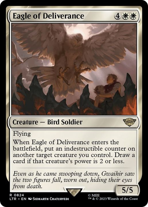 Eagle of Deliverance in the group Magic the Gathering / Types / Colors / White at Proxyprinters.com (60037)