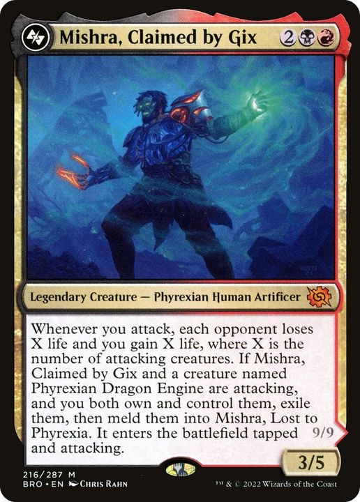 Mishra, Claimed by Gix in the group Magic the Gathering / Types / Colors / Multicolors / B, R at Proxyprinters.com (60046)