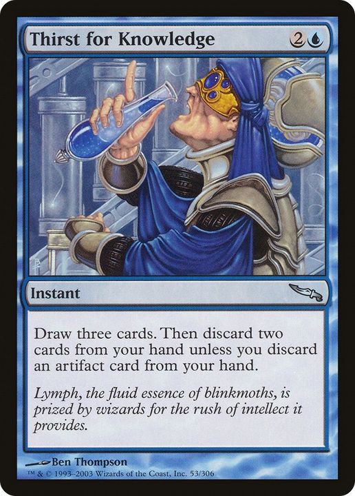 Thirst for Knowledge in the group Magic the Gathering / Sets / Mirrodin Promos at Proxyprinters.com (6007)