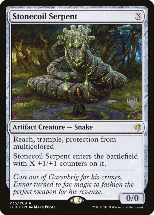 Stonecoil Serpent in the group Magic the Gathering / Sets / Throne of Eldraine Promos at Proxyprinters.com (60079)