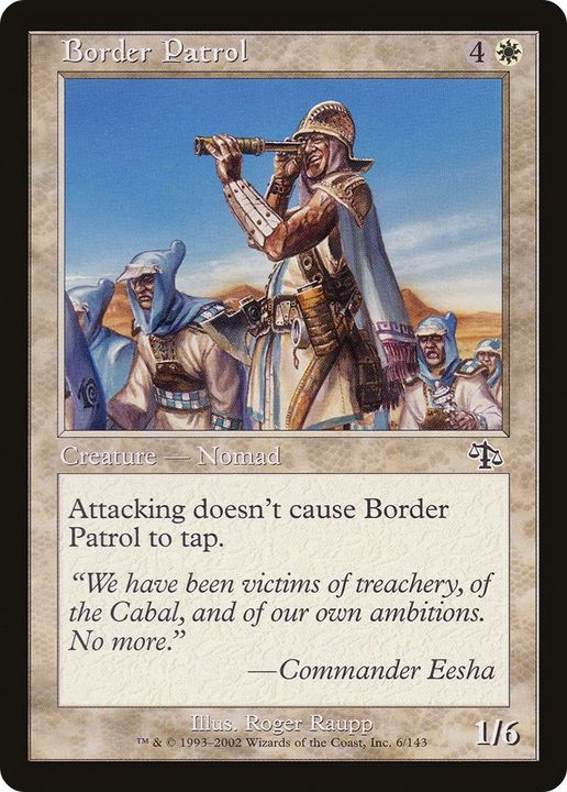 Border Patrol in the group Magic the Gathering / Types / Creatures / Human at Proxyprinters.com (60135)