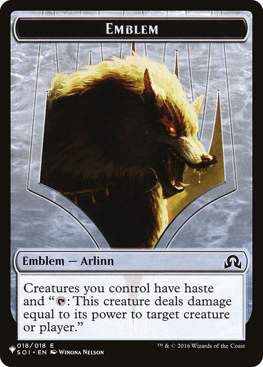 Arlinn Kord Emblem in the group Magic the Gathering / Types / Colors / Colorless at Proxyprinters.com (60156)