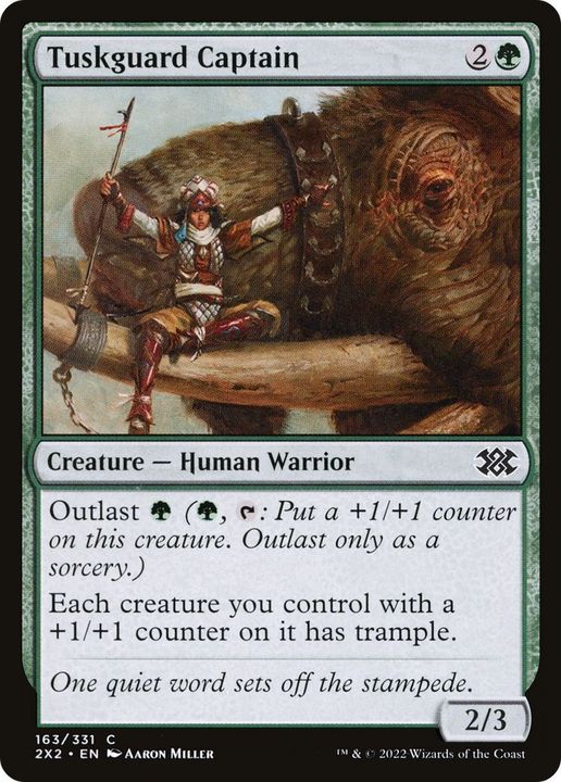 Tuskguard Captain in the group Magic the Gathering / Types / Creatures / Warrior at Proxyprinters.com (60158)