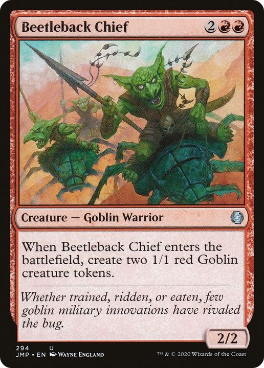 Beetleback Chief in the group Magic the Gathering / Types / Creatures / Warrior at Proxyprinters.com (60159)