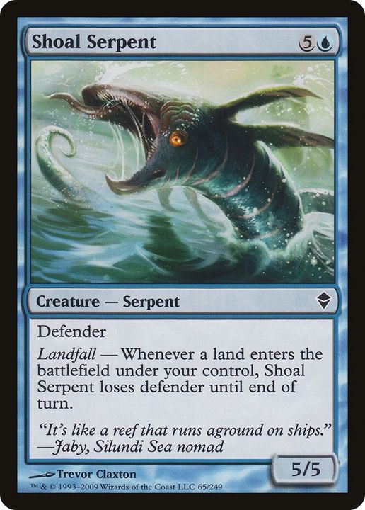 Shoal Serpent in the group Magic the Gathering / Sets / Zendikar at Proxyprinters.com (60164)