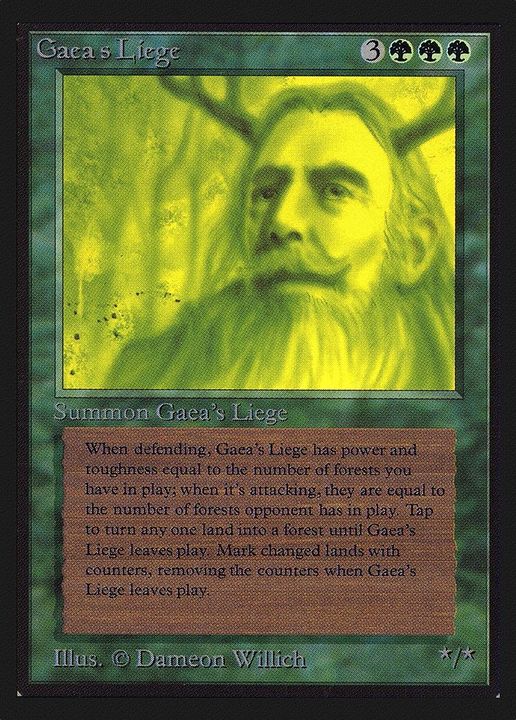 Gaea's Liege in the group Magic the Gathering / Types / Colors / Green at Proxyprinters.com (60171)