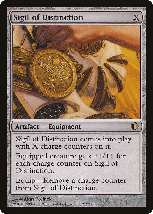 Sigil of Distinction in the group Magic the Gathering / Types / Artifacts / Artifact at Proxyprinters.com (60174)