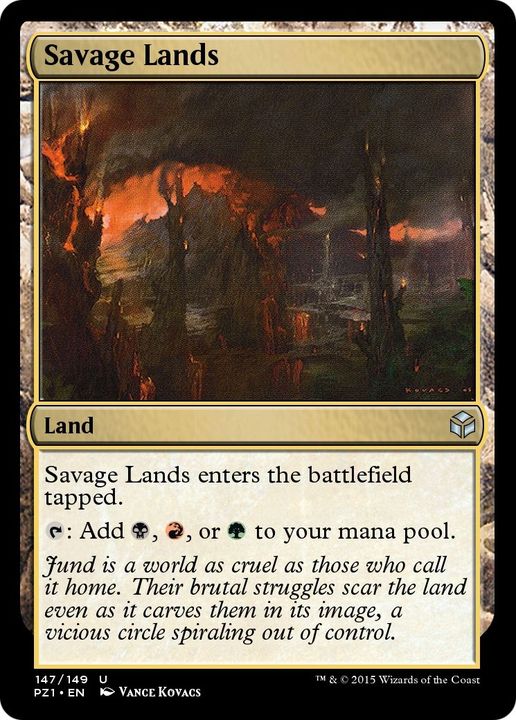 Savage Lands in the group Magic the Gathering / Types / Colors / Colorless at Proxyprinters.com (60176)