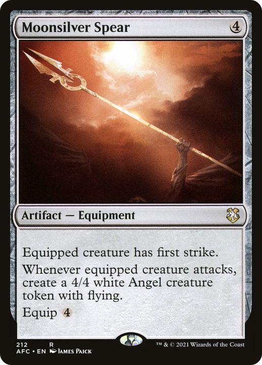 Moonsilver Spear in the group Magic the Gathering / Sets / Forgotten Realms Commander at Proxyprinters.com (60177)