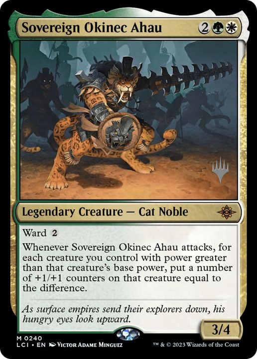 Sovereign Okinec Ahau in the group Magic the Gathering / Types / Colors / Multicolors / G, W at Proxyprinters.com (60181)