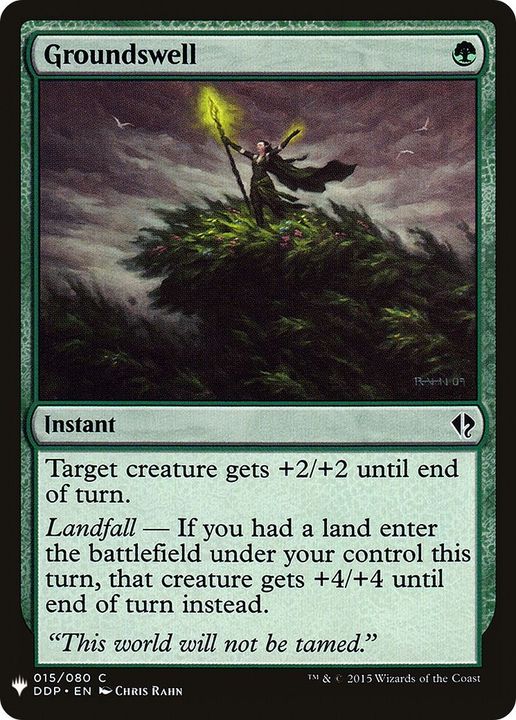 Groundswell in the group Magic the Gathering / Types / Colors / Green at Proxyprinters.com (60182)