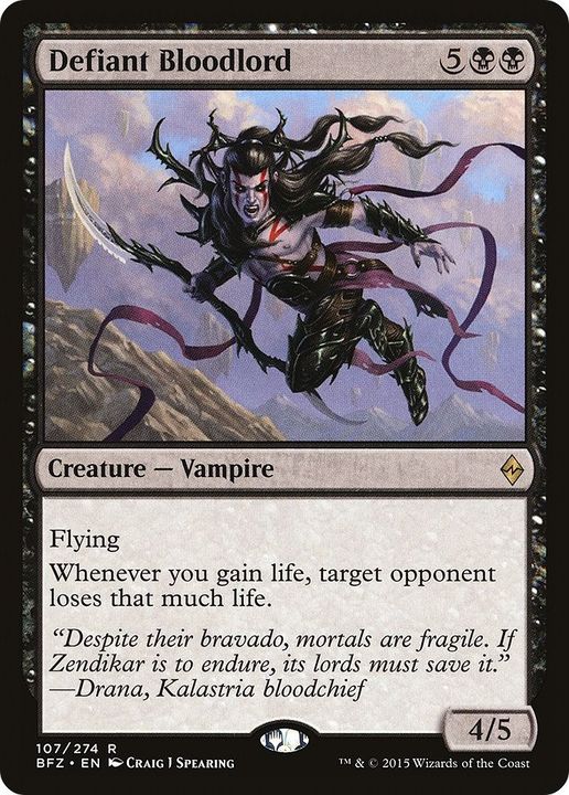 Defiant Bloodlord in the group Magic the Gathering / Types / Colors / Black at Proxyprinters.com (60187)