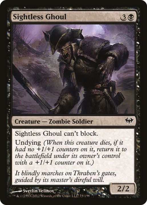 Sightless Ghoul in the group Magic the Gathering / Types / Creatures / Zombie at Proxyprinters.com (602)