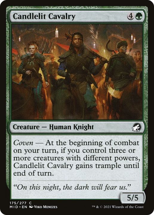 Candlelit Cavalry in the group Magic the Gathering / Sets / Innistrad: Midnight Hunt at Proxyprinters.com (60215)