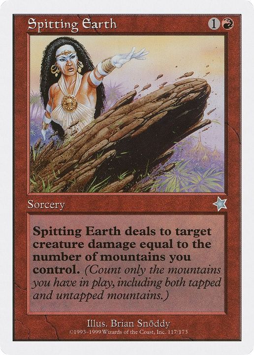 Spitting Earth in the group Magic the Gathering / Sets / Starter 1999 at Proxyprinters.com (60221)