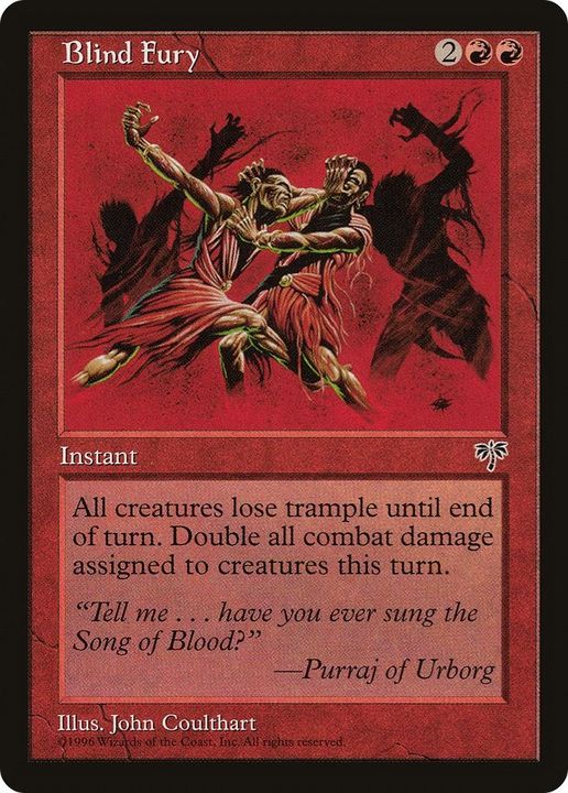 Blind Fury in the group Magic the Gathering / Types / Colors / Red at Proxyprinters.com (6023)