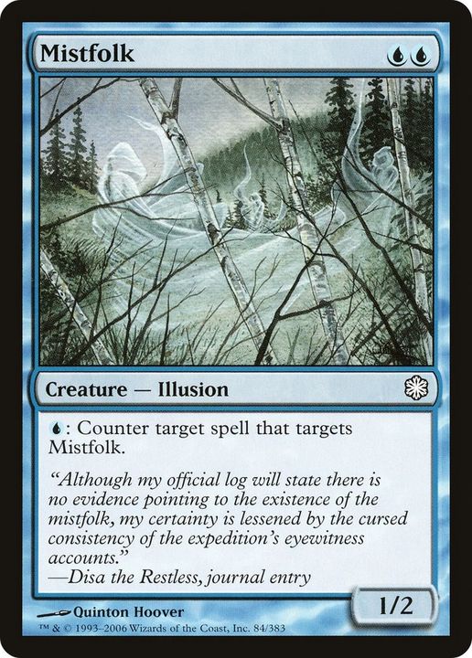 Mistfolk in the group Magic the Gathering / Types / Colors / Blue at Proxyprinters.com (60238)