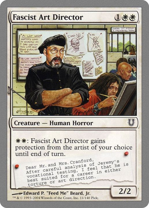 Fascist Art Director in the group Magic the Gathering / Types / Creatures / Human at Proxyprinters.com (60246)