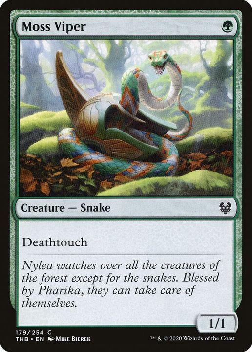 Moss Viper in the group Magic the Gathering / Types / Colors / Green at Proxyprinters.com (60248)