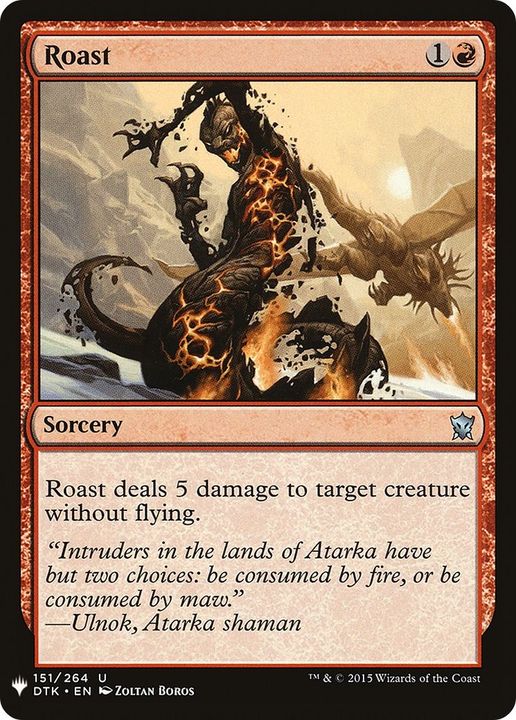 Roast in the group Magic the Gathering / Sets / The List at Proxyprinters.com (60260)