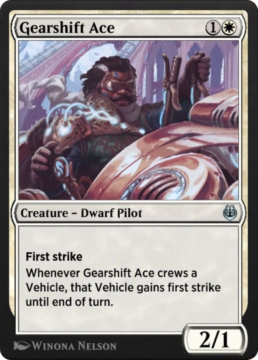 Gearshift Ace in the group Magic the Gathering / Types / Colors / White at Proxyprinters.com (60267)