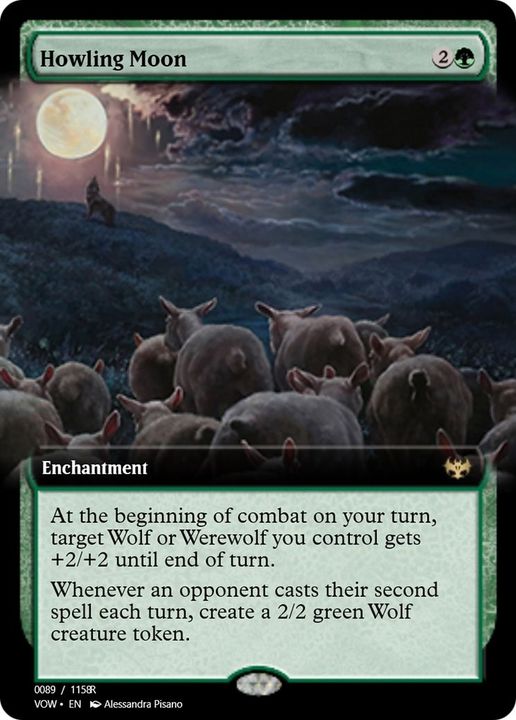 Howling Moon in the group Magic the Gathering / Types / Enchantment / Enchantment at Proxyprinters.com (60280)