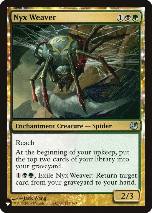 Nyx Weaver in the group Magic the Gathering / Types / Colors / Multicolors / B, G at Proxyprinters.com (60284)