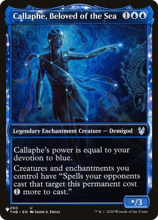 Callaphe, Beloved of the Sea in the group Magic the Gathering / Sets / The List at Proxyprinters.com (60296)