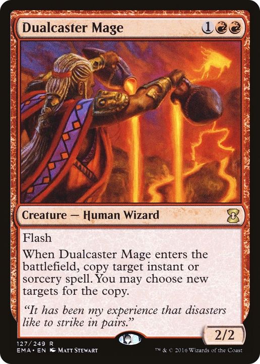 Dualcaster Mage in the group Magic the Gathering / Types / Creatures / Wizard at Proxyprinters.com (60329)