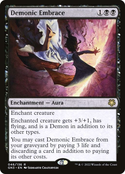 Demonic Embrace in the group Magic the Gathering / Sets / Gatecrash Promos at Proxyprinters.com (6033)