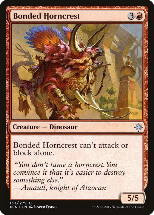 Bonded Horncrest in the group Magic the Gathering / Types / Colors / Red at Proxyprinters.com (60335)