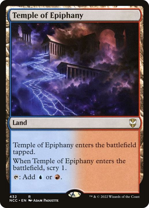 Temple of Epiphany in the group Magic the Gathering / Sets / New Capenna Commander at Proxyprinters.com (60338)