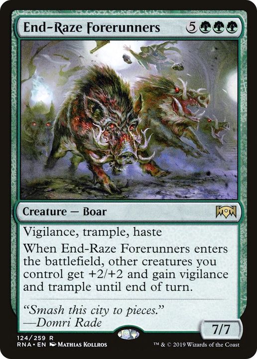 End-Raze Forerunners in the group Magic the Gathering / Types / Colors / Green at Proxyprinters.com (60339)