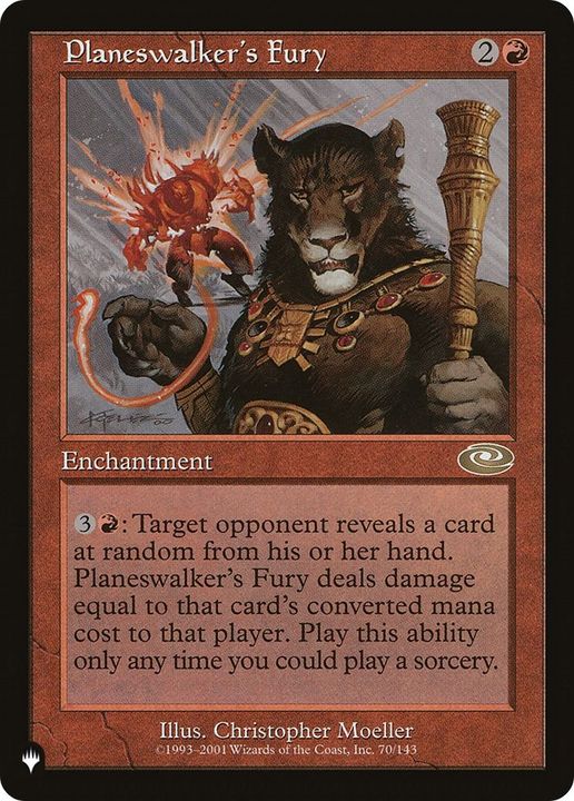 Planeswalker's Fury in the group Magic the Gathering / Types / Enchantment / Enchantment at Proxyprinters.com (60346)