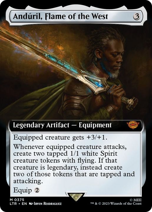 Andúril, Flame of the West in the group Magic the Gathering / Types / Artifacts / Legendary Artifact at Proxyprinters.com (60368)