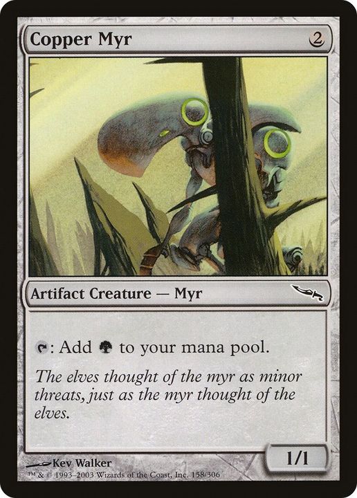 Copper Myr in the group Magic the Gathering / Sets / Mirrodin Promos at Proxyprinters.com (60375)