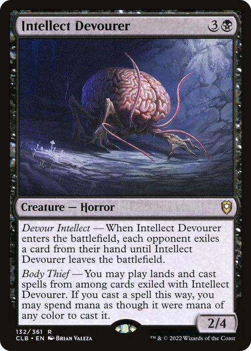 Intellect Devourer in the group Magic the Gathering / Types / Colors / Black at Proxyprinters.com (60379)