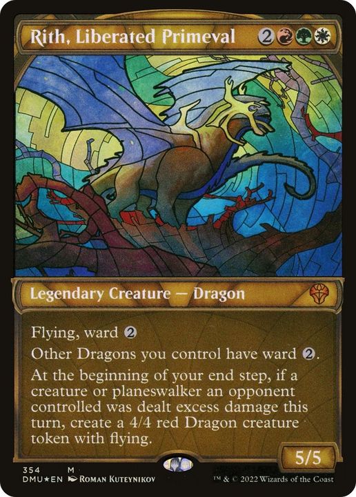 Rith, Liberated Primeval in the group Magic the Gathering / Types / Colors / Multicolors / G, R, W at Proxyprinters.com (60397)