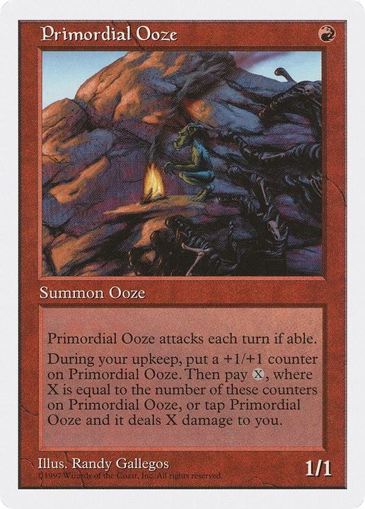 Primordial Ooze in the group Magic the Gathering / Types / Colors / Red at Proxyprinters.com (60403)