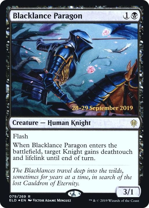 Blacklance Paragon in the group Magic the Gathering / Types / Creatures / Human at Proxyprinters.com (60416)