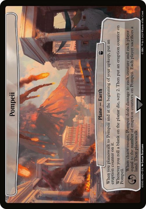 Pompeii in the group Magic the Gathering / Sets / Doctor Who at Proxyprinters.com (60421)