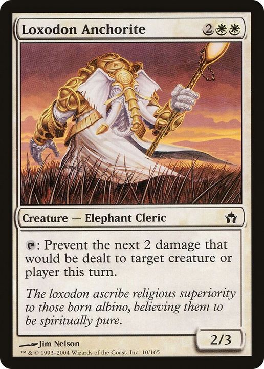 Loxodon Anchorite in the group Magic the Gathering / Types / Colors / White at Proxyprinters.com (60458)