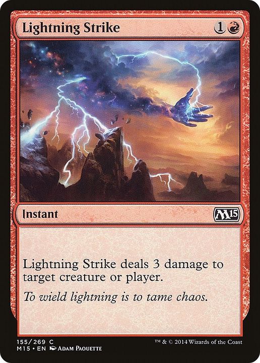 Lightning Strike in the group Magic the Gathering / Types / Colors / Red at Proxyprinters.com (60462)