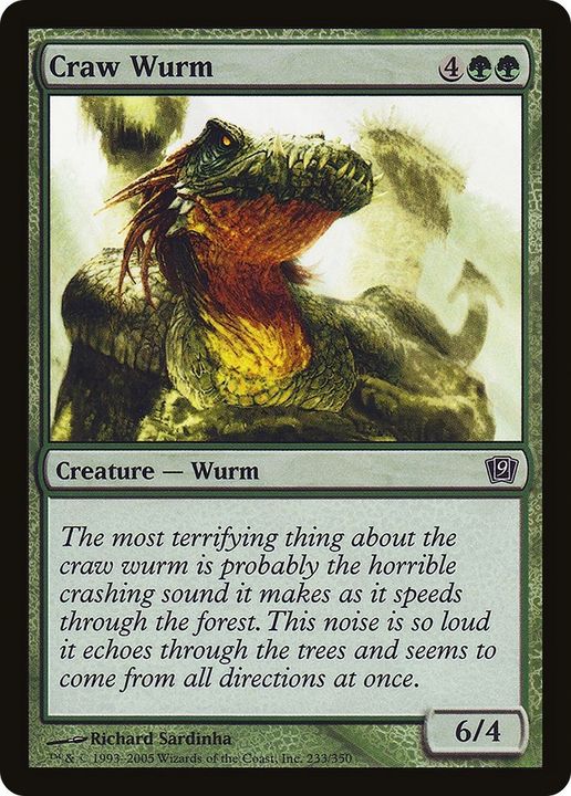 Craw Wurm in the group Magic the Gathering / Sets / Ninth Edition at Proxyprinters.com (6047)