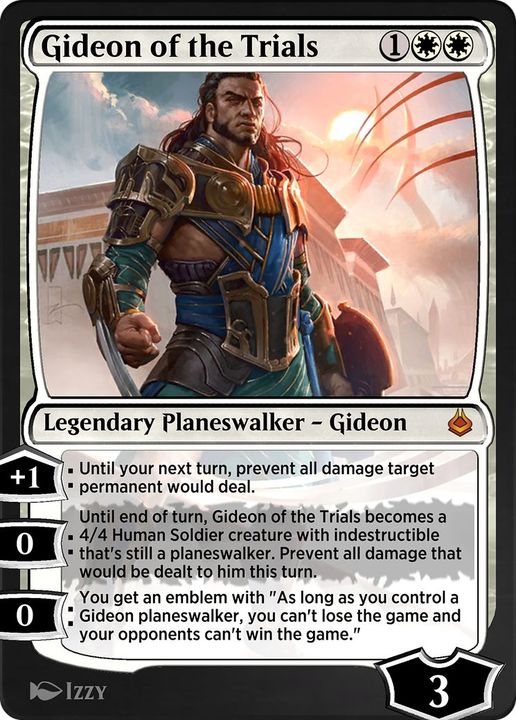 Gideon of the Trials in the group Magic the Gathering / Types / Colors / White at Proxyprinters.com (60470)