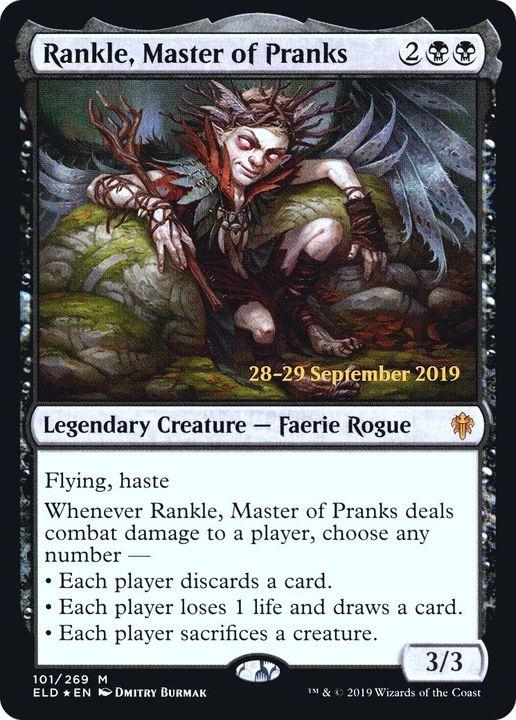 Rankle, Master of Pranks in the group Magic the Gathering / Sets / Throne of Eldraine Promos at Proxyprinters.com (60477)