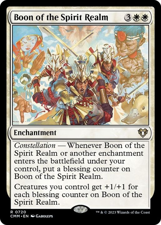 Boon of the Spirit Realm in the group Magic the Gathering / Types / Enchantment / Enchantment at Proxyprinters.com (60514)