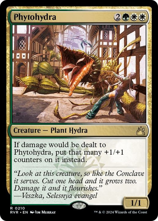 Phytohydra in the group Magic the Gathering / Types / Colors / Multicolors / G, W at Proxyprinters.com (60528)